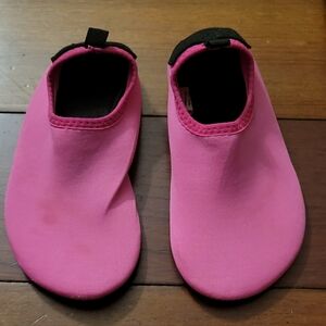 Bright pink and black Water Shoes